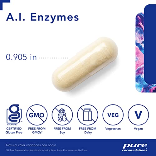 Pure Encapsulations A.i. Enzymes | Balanced Plant Enzyme Formula For Joint, Muscle And Digestive Support | 120 Capsules #TOP2