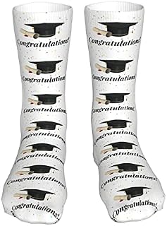 883 Compression Socks Congratulations Graduation Sports Socks Comfort Crew Socks Non Slip Calf Socks For Trekking Jogging Hiking 40cm