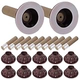 TEMPNAP 50 Sätze Haushalts Moxa Stäbchen mit Sockel Handgefertigte Traditionelle Moxibustion Langlebige Natürliche Beifuß Sticks für Körperpflege und Akupunkturpunkt massage zu Hause