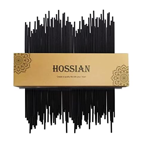 HOSSIAN 50pcs Reed Diffuser Sticks - Wood Rattan-Reed Sticks -Essential Oil Aroma Diffuser Sticks- Spa-Aromatherapy(7.5"/19cm) Cover
