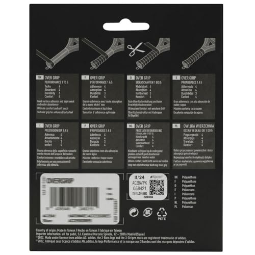 Adidas Pádel OV - Set overgrip, Color Rosa, Talla única