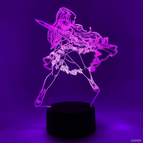 Veilleuse Elizabeth Rose Hololive Justice Otaku Lamps RVB
