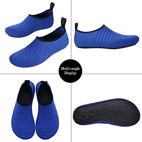 Lymeral Womens Mens Water Sock Barefoot Shoes Quick Dry Breathable Beach Shoe Blue 36/37 #TOP4