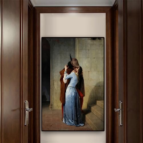 Affiches et impressions Le Baiser Hayez art scandinave 90x145 - 2