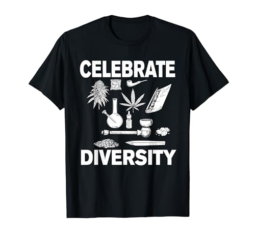 Celebrar la diversidad fumador de marihuana fumador de marihuana Camiseta