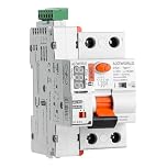 Interruttore Differenziale Tipo F Riarmo Automatico 25A, RCCB Salvavita Classe F Riarmabile, 1P+N 6kA 30mA 0.03A, 3 Moduli DIN, 3 Tentativi (10s/60s/300s)
