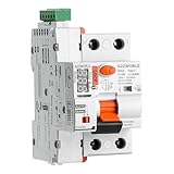 Interruttore Differenziale Tipo F Riarmo Automatico 40A, RCCB Salvavita Classe F Riarmabile, 1P+N 6kA 30mA 0.03A, 3 Moduli DIN, 3 Tentativi (10s/60s/300s)