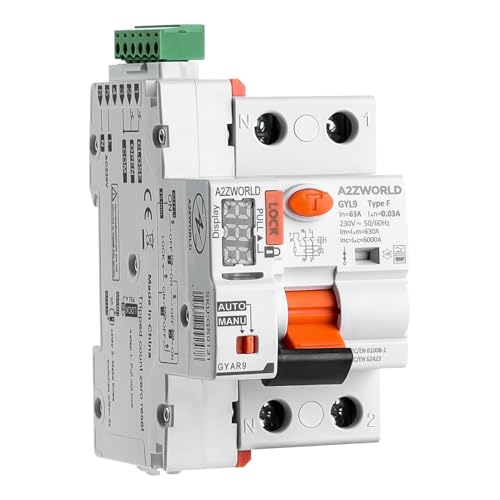 Interruttore Differenziale Tipo F Riarmo Automatico 40A, RCCB Salvavita Classe