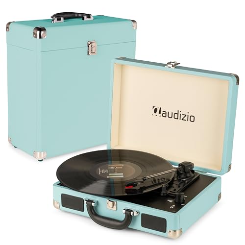 Audizio RC32 Étui de Rangement pour Vinyle 33 Tours – Bleu, Mallette pour 30 à 35 Vinyles, Coins Renforcés, 34,5 x 16,5 x 38 cm, Idéale pour Transporter Vos Vinyles en Toute sécurité - Les Beatles, Paul McCartney, John Lennon, RIngo Starr, George Harrison Audizio RC32 Étui de Rangement pour Vinyle 33 Tours - Bleu, Mallette pour 30 à 35 Vinyles, Coins Renforcés, 34,5 x 16,5 x 38 cm, Idéale pour Transporter Vos Vinyles en Toute sécurité