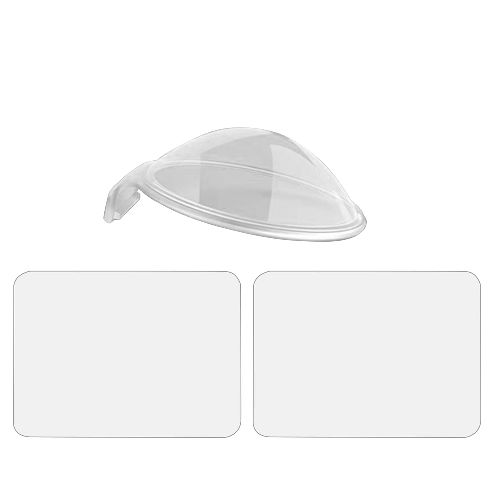Protector de pantalla de cristal supertransparente y cubierta de lente para cámaras de acción, diseño ligero, impermeable, protector de lente ultravioleta
