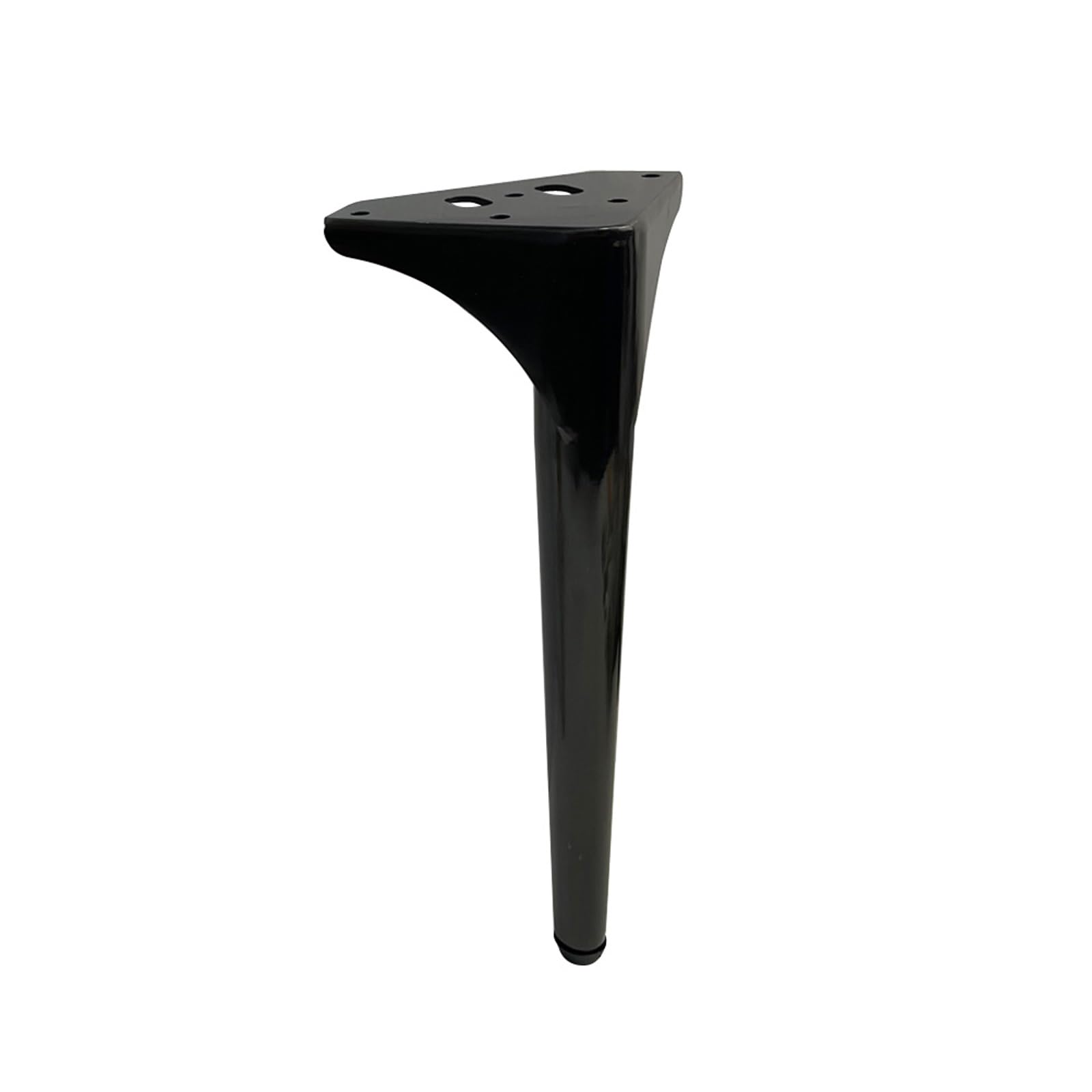 Patas de mueble de baño, patas de mueble de TV ajustables, patas de sofá, patas de apoyo, patas de muebles de metal, accesorios de lujo ligeros y resistentes que soportan carga （4ps）(Black,20cm/7.87in