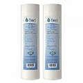 Tier1 1 Micron 10 Inch x 2.5 Inch | 2-Pack Spun Wound Polypropylene Whole House Sediment Water Filter Replacement Cartridge | Compatible with Pentek P1, PX01-9-78, SDC-25-1001, Home Water Filter