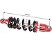 Trkimal 980LB Rear Shock Absorber, 250mm/260mm/270mm/280mm/290mm Shock Absorber Suspension Sensa-Trac Load Adjusting for Dirt Pit Bike Motorcycle (290mm)