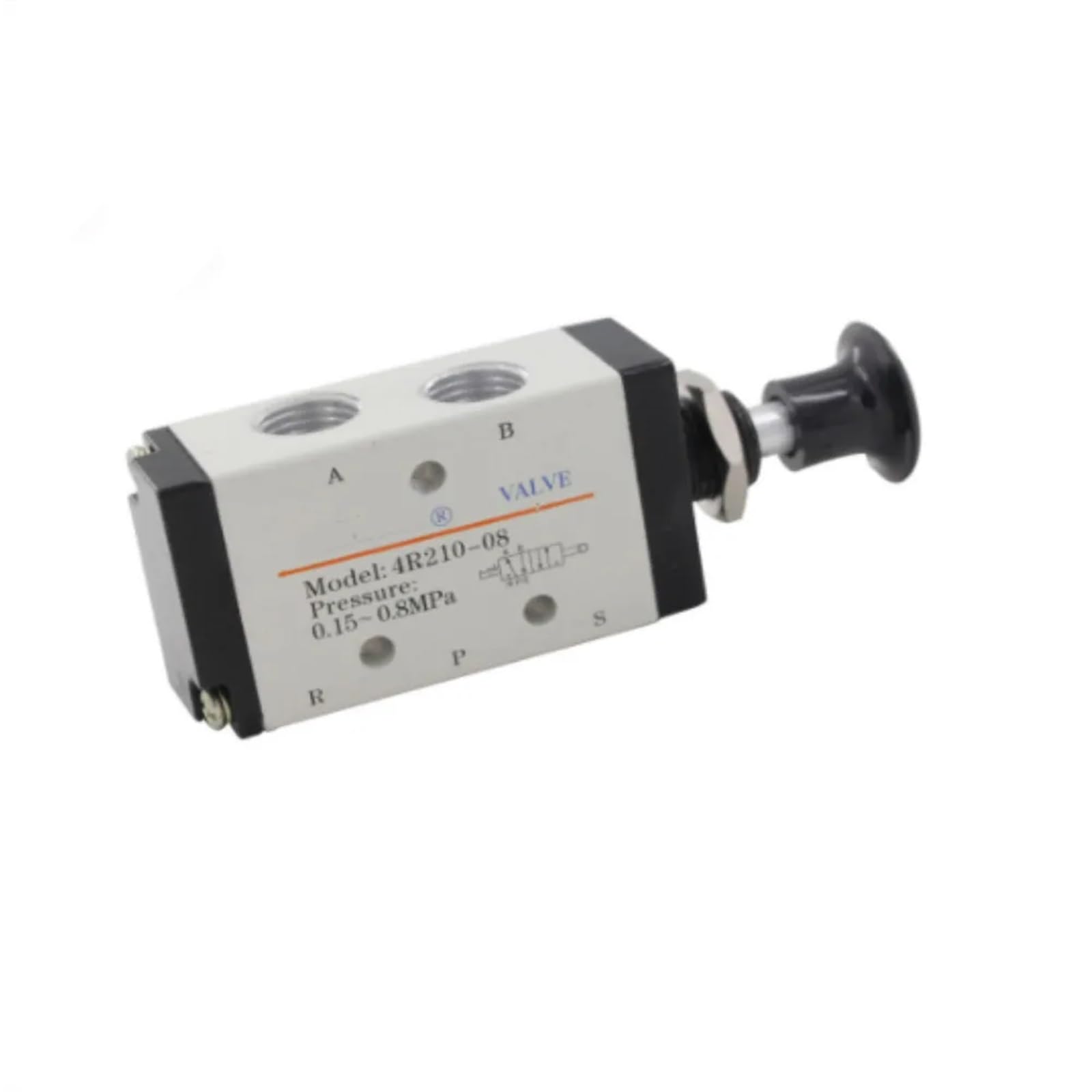 1 Unidad, 5 Puertos, 2 Posiciones, 1/4 "BSP, válvula de Aire Manual, Controlador neumático 4R210-08(PC 10mm Fittings,4R210-08)