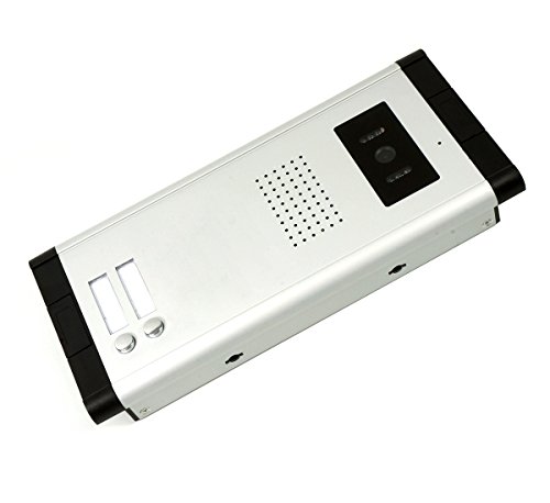 AMOCAM 2 Units Apartment Video Intercom System, 7 Inch Monitor Wired Video Doorbell Door Phone Kits, Indoor Outdoor IR Camera, Monitoring, Unlock, 2 Way Intercom for Home Apartment - Thumbnail 6