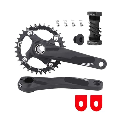 Manivelle de VTT 170mm usinée en alliage d'aluminium de haute rigidité