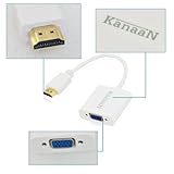 LEICKE KanaaN - Cable Adaptador de HDMI a VGA | Resolución de hasta 1080p