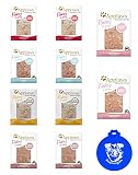 Applaws Flakes in Gravy Cat Food 5 Flavor Variety Pack (2.47 Ounces Each, 10 Pouches Total) Plus Sil