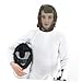 Mikikit Outdoor Full Face Steel Mesh Mask for Fencing Breathable Game Mask with Durable Design for Enhanced Ventilation and