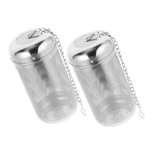 TOBBOMEY 2 piezas Bola Infusora de Acero Inoxidable para Cocina Filtro Colador de Especias y Té con Cadena Grande para Uso Versátil Cocina y Infusiones