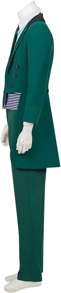 MelangCos Haunted Mansion Cosplay Costume Cast Member Maid Dress with Apron Cast Halloween Outfit