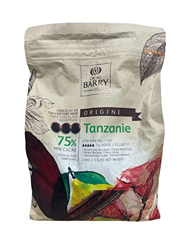 Cacao Barry - Tanzanie 75% Origine Rare chocolat noir de