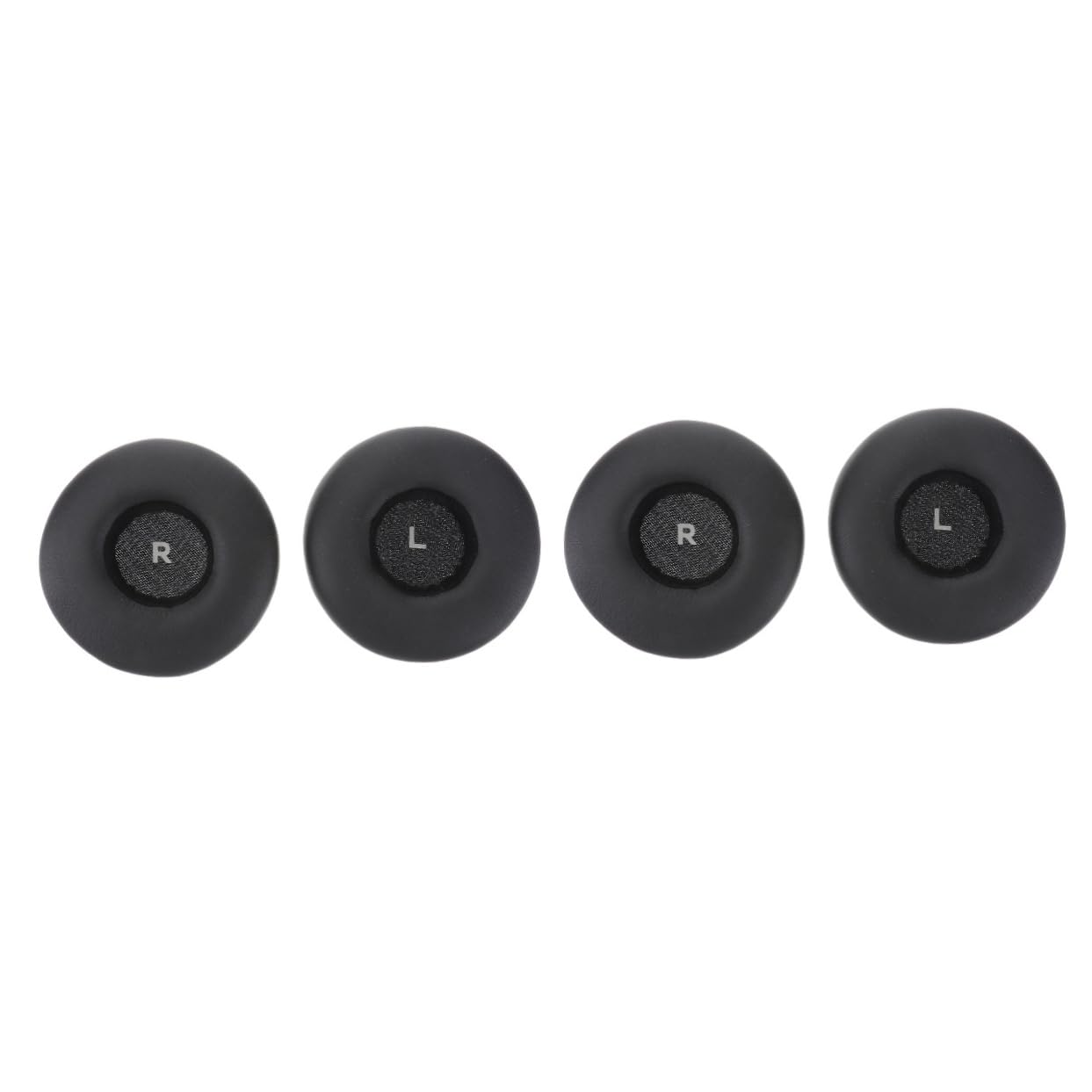 jojofuny 2piezas Cojines De Reemplazo para Auriculares Color Negro Material PU para Uso Cómodo y Duradero