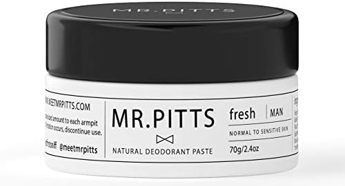 Mr Pitts Natural Organic Deodorant Paste for Men