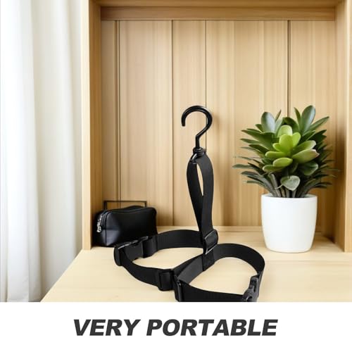 Percha para secar botas en camping con las correas para zapateros de exterior portátiles 8