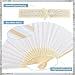 GWHOLE 12 x Abanico Plegable de Mano Tela Regalo Recuerdo Detalle para...