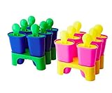 Ikea CHOSIGT Ice Lolly/Popsicle Maker Mold Assorted Colours - 2 Sets