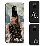 Coque personnalisée compatible avec Motorola Moto Defy 2021 Photo personnalisée   Coque de protection en silicone TPU   Cadeau unique   Noir