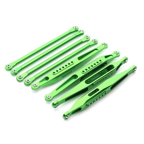 RC�N���[���[�p�A�b�v�O���[�h�p�[�c For Losi For LMT 4WD 1/8 �����㕔�Ɖ����V���[�V�����N�Z�b�g�\���b�h�A�N�X�������X�^�[�g���b�N Rc �J�[�A�b�v�O���[�h�p�[�c�A�N�Z�T���[(Green,1 set)