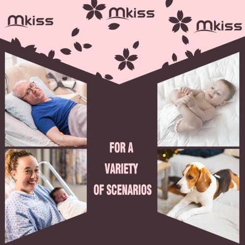 Image of MKISS 80 Count Extra Large Disposable Bed Pads 36 inch x 44 inch Incontinence Pads