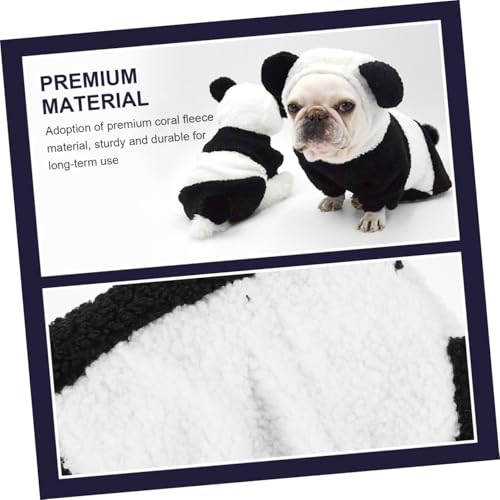 Disfraz Panda para perro talla mediana miniatura 5