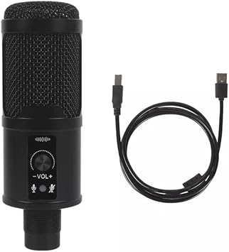 Recording RGB Condenser Microphone is Suitable for Laptop Professional USB Microphone Game Live Broadcast PK BM800 A 13.8 * 4.6cm