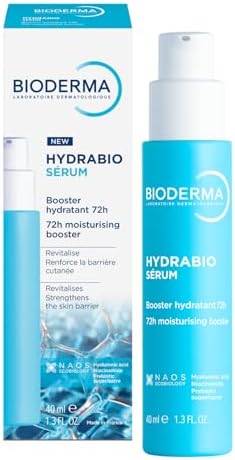 Bioderma Hydrabio Serum, Hydration Booster for Dehydrated Sensitive Skin, Facial Hydrating Serum for Radiance