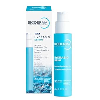 Bioderma Hydrabio Serum, Hydration Booster for Dehydrated Sensitive Skin, Facial Hydrating Serum for Radiance