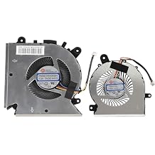 CPU+GPU Cooling Fan for MSI GF63 GF65 Thin MS-16R1 MS-16R3 MS-16R5, WF65 MS-16W1 MS-16W2 P/N PABD08008SH PAAD06015SL N413 N433 N285