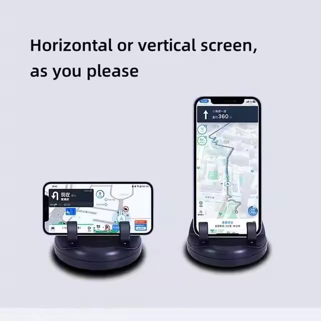Image of Universal Car Mount - Strong Suction, Double Lock, 360 Rotation, Quick Release, Telescopic Arm, Windshield & Dashboard Compatible for All Mobile Phones. (MXK-529)