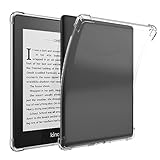 Funda transparente para Kindle Paperwhite de 6.8 pulgadas de 11ª generación 2021, delgada, transparente, esquinas reforzadas, protección contra caídas, parte trasera de goma impermeable, compatible