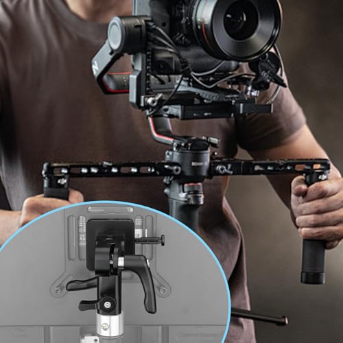 Image of Quick Release V Mount for C Clamp Adapter High Strength for Photography and Video Equipment