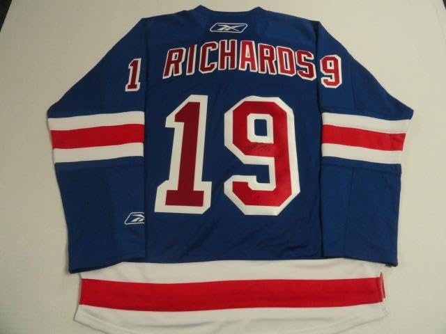 Brad Richards Signed Reebok New York Rangers 2014 Stanley Cup Jersey Licensed - Autographed NHL Jerseys