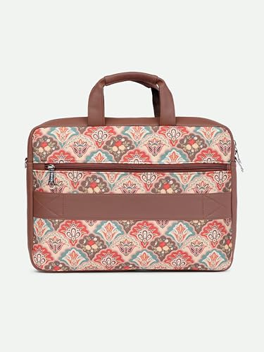 Image of ZOUK Arin Laptop Bag | Slim & Stylish Laptop Bag for Women Office Use | Fits 15.6+ Inch Laptop | Padded Compartment Fits up to 17 Inch Laptop | Water-Resistant | Lightweight