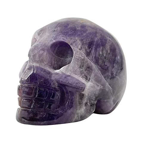 Spring.Rd Hand Carved Crystal Skull Statue Cover