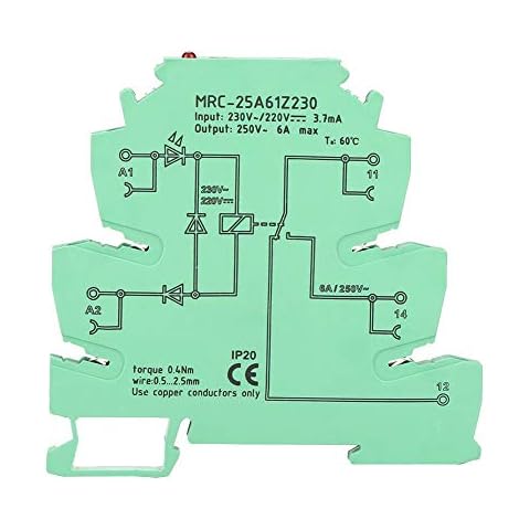 PLC-Relais für AC 230V / DC 220V Ultradünnes Schnittstellenmodul für elektromagnetischen Kontakt Cover