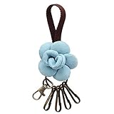 Alien Storehouse Schöne Rose Key Case Schlüsselanhänger mit 4 Haken, Blau
