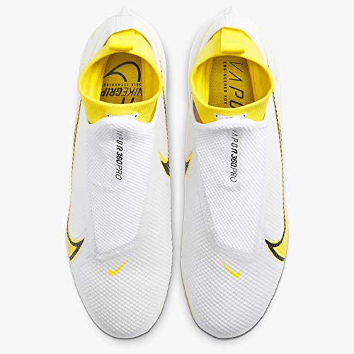 Nike Mens Vapor Edge Pro 360 Football Cleat, White/Opti Yellow, 10 #TOP1