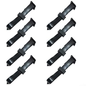 Besttoolifes 8er PVC-Baumbänder Schwarz TF8D3IJI8O6289R2S24A