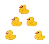 【ぷらす堂】 アヒル ワッペン 5枚セット ダッグ かわいい 刺しゅうワッペン アップリケ パッチ アイロン接着 刺繍 補修 DIY 子供 幼稚園 保育園 キッズ ギフト 刺繍パッチ アイロン リメイク アイロンワッペン アイロンパッチ ファッション雑貨 アメリカ雑貨 アメ雑 雑貨